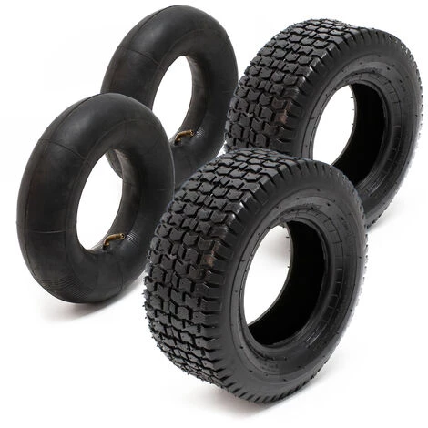 WILTEC 2xReifenmantel 2xSchlauch Für Aufsitzmäher/Rasentraktor 18x8.50-8 4PR Winkelventil 2 WILTEC 2xReifenmantel 2xSchlauch Für Aufsitzmäher/Rasentraktor 18x8.50-8 4PR Winkelventil