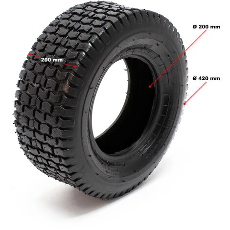 WILTEC 2xReifenmantel 2xSchlauch Für Aufsitzmäher/Rasentraktor 18x8.50-8 4PR Winkelventil 3 WILTEC 2xReifenmantel 2xSchlauch Für Aufsitzmäher/Rasentraktor 18x8.50-8 4PR Winkelventil – Bild 2