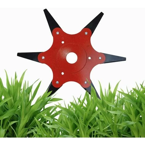 LIFCAUSAL 6-Zahn-Rasenmäher-Klingenschneider-Zubehör Rasenmäherkopf Trimmerkopf 4 LIFCAUSAL 6-Zahn-Rasenmäher-Klingenschneider-Zubehör Rasenmäherkopf Trimmerkopf – Bild 2