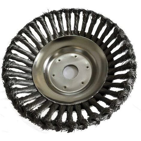 DONTODENT Unkrautbürstenkopf Mit Kontermutter Für Freischneider, Universal-Stahldraht-Unkrautablage, Graskopf-Mangan-Radbürsten-Ersatzteile, 200 X 25,4 Mm 4 DONTODENT Unkrautbürstenkopf Mit Kontermutter Für Freischneider, Universal-Stahldraht-Unkrautablage, Graskopf-Mangan-Radbürsten-Ersatzteile, 200 X 25,4 Mm – Bild 2