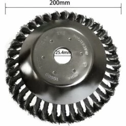 DONTODENT Unkrautbürstenkopf Mit Kontermutter Für Freischneider, Universal-Stahldraht-Unkrautablage, Graskopf-Mangan-Radbürsten-Ersatzteile, 200 X 25,4 Mm 9 DONTODENT Unkrautbürstenkopf Mit Kontermutter Für Freischneider, Universal-Stahldraht-Unkrautablage, Graskopf-Mangan-Radbürsten-Ersatzteile, 200 X 25,4 Mm -Angebote Rasenmäher & Zubehör Store 65388498 3