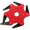 THSINDE Mähmesser Rasenmäher Schneidkopf Garten 6 Stahlmesser Rasierer Mäher Ersatz Trimmerkopf, Rot -Angebote Rasenmäher & Zubehör Store 65393485 1