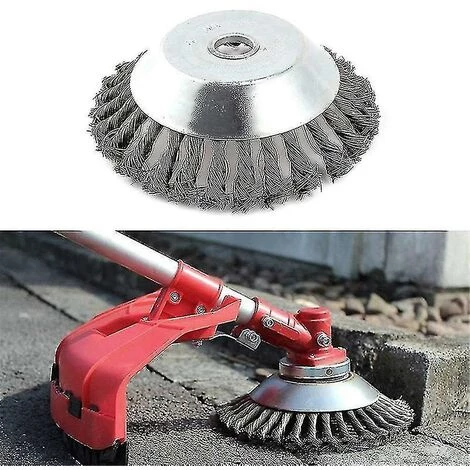 DONTODENT Stahldraht Rad Rasenmäher Rasentrimmer Kopf Unkrautbürste Gartenwerkzeug Rasentrimmer Bürste Stahldraht 8 Zoll 5 DONTODENT Stahldraht Rad Rasenmäher Rasentrimmer Kopf Unkrautbürste Gartenwerkzeug Rasentrimmer Bürste Stahldraht 8 Zoll – Bild 3