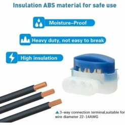 HELLO KITTY BAIN 20er-Pack Harzgefüllte Kabelverbinder Für Mähroboter (2,3 Cm X 2,4 Cm X 1,7 Cm) -Angebote Rasenmäher & Zubehör Store 65744427 5