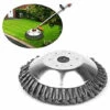 BF Stahldraht Rad Rasenmäher Rasentrimmer Kopf Unkrautbürste Gartenwerkzeug Rasentrimmer Bürste Stahldraht (8 Zoll) -Angebote Rasenmäher & Zubehör Store 65897392 1