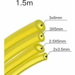 THSINDE 4er-Pack Kraftstoffschlauch, 4 Größen Kraftstoffschlauch 3 X 6 Mm/3 X 5 Mm, 2,5 X 5 Mm/2 X 3,5 Mm (jeweils 1,5 Meter) Für Kettensägengebläse -Angebote Rasenmäher & Zubehör Store 65954987 5