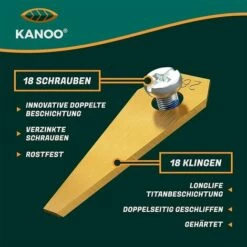 RHAFAYRE 18er-Pack Titan-Ersatzmesser Für Bosch Indego Rasenroboter - Ersatzmesser Für Bosch Indego Rasenmäher -Angebote Rasenmäher & Zubehör Store 66094415 3