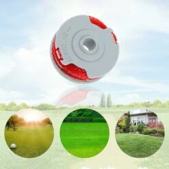 DONTODENT Ersatzfadenspule Für Freischneider, 1,5-mm-Auto-Vorschubspule Und Ersatzspulen Für Doppelfaden-Freischneider, Kompatibel Mit Flymo Fly021 (4) Bett -Angebote Rasenmäher & Zubehör Store 66096121 3