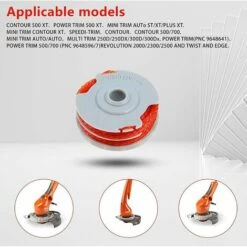 DONTODENT Ersatzfadenspule Für Freischneider, 1,5-mm-Auto-Vorschubspule Und Ersatzspulen Für Doppelfaden-Freischneider, Kompatibel Mit Flymo Fly021 (4) Bett -Angebote Rasenmäher & Zubehör Store 66096121 4