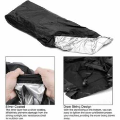 THSINDE Rasenmäherabdeckung, 190T Rasenmäherabdeckung Mit Kordelzug Und Aufbewahrungstasche Für Den Innen- Und Außenbereich, Wasserdicht, Staubdicht, UV-beständig, 187,96 X 99 X 63,5 Cm 9 THSINDE Rasenmäherabdeckung, 190T Rasenmäherabdeckung Mit Kordelzug Und Aufbewahrungstasche Für Den Innen- Und Außenbereich, Wasserdicht, Staubdicht, UV-beständig, 187,96 X 99 X 63,5 Cm -Angebote Rasenmäher & Zubehör Store 66210174 3
