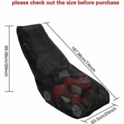 THSINDE Rasenmäherabdeckung, 190T Rasenmäherabdeckung Mit Kordelzug Und Aufbewahrungstasche Für Den Innen- Und Außenbereich, Wasserdicht, Staubdicht, UV-beständig, 187,96 X 99 X 63,5 Cm 11 THSINDE Rasenmäherabdeckung, 190T Rasenmäherabdeckung Mit Kordelzug Und Aufbewahrungstasche Für Den Innen- Und Außenbereich, Wasserdicht, Staubdicht, UV-beständig, 187,96 X 99 X 63,5 Cm -Angebote Rasenmäher & Zubehör Store 66210174 5