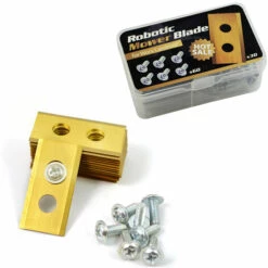 PERLE RARE 30 X Ersatz-Rasenmähermesser Aus Titan, Kompatibel Mit Worx Landroid Rasenmäher-Aufsätzen + 30 X Schrauben