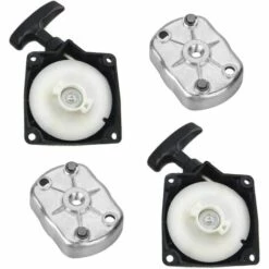 PERLE RARE Poweka Starter + Mitnehmerplatte Für 33ccm 43ccm 47ccm 49ccm 50ccm Rasenmäher Rasenmäher Pocket Dirt Bike Scooter Chopper