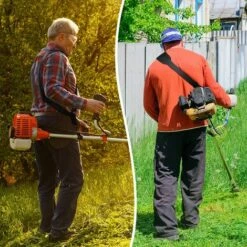 PERLE RARE 2 Stück Trimmerriemen Universell Verstellbare Laubbläserriemen Einfach Zu Lösende Riemen Trimmer-Ersatzteile -Angebote Rasenmäher & Zubehör Store 66337198 5