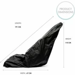 PERLE RARE Rasenmäher-Universalabdeckung, 210D Oxford, 191 X 110 X 67 Cm – Wasser- Und UV-beständig – Robust -Angebote Rasenmäher & Zubehör Store 66337366 5