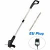 LIFCAUSAL Akku-Elektro-Rasenmäher Tragbare Leichte Mähmaschine Trimmer Wiederaufladbarer Elektro-Rasenmäher Weed Eater EU