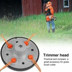 LIFCAUSAL Universal-Fadentrimmer-Aufsatzkopf Zum Einfachen Laden Für Freischneider-Weed Eater Whipper