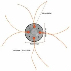 LIFCAUSAL Universal-Fadentrimmer-Aufsatzkopf Zum Einfachen Laden Für Freischneider-Weed Eater Whipper -Angebote Rasenmäher & Zubehör Store 66373726 4