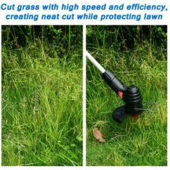 LIFCAUSAL Akku-Elektro-Rasenmäher Tragbare Leichte Mähmaschine Trimmer USB Wiederaufladbarer Elektro-Rasenmäher Weed Eater Schwarz -Angebote Rasenmäher & Zubehör Store 66373746 3