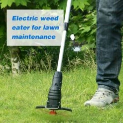 LIFCAUSAL Akku-Elektro-Rasenmäher Tragbare Leichte Mähmaschine Trimmer USB Wiederaufladbarer Elektro-Rasenmäher Weed Eater Schwarz -Angebote Rasenmäher & Zubehör Store 66373746 4