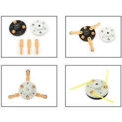 MONLY Elektrischer Freischneider Aus Nylon Mit Doppeltem Verwendungszweck, Gartentrimmerkopf, Rasenmäher-Trimmerklinge -Angebote Rasenmäher & Zubehör Store 66481500 5