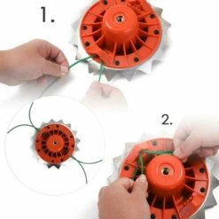 MONLY Universal-Rasenmäher-Kopf-Freischneider-Zubehör Mit Doppelseitiger Schneidklinge -Angebote Rasenmäher & Zubehör Store 66481585 2