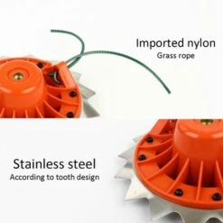 MONLY Universal-Rasenmäher-Kopf-Freischneider-Zubehör Mit Doppelseitiger Schneidklinge -Angebote Rasenmäher & Zubehör Store 66481585 3