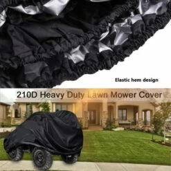 HEGUYEY Oxford 210D Rasenmäher-Schutzhülle Mit Kordelzug Und Tragetasche 183 X 137 X 117 Cm -Angebote Rasenmäher & Zubehör Store 66929118 4
