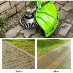 DECKON Rasenm?herkopf, Ersatz-Rasenm?herkopf Aus Geb��rstetem Stahldrahtrad F��r Garten-Unkrautreinigungswerkzeuge -Angebote Rasenmäher & Zubehör Store 66979552 3