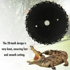 DECKON Rasenm?herkopf F��r Scheibenkettens?ge, 9-Zoll-20-Zahn-Stahl-Rasenm?herkopf, Rasenm?hermesser, Hochleistungs-Rasenm?herteile, Gartenger?te -Angebote Rasenmäher & Zubehör Store 66979691 4