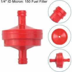 DECKON 10 PCS Kraftstofffilter F��r Rasenm?her Benzinfilter Rasenm?her Benzinfilter Rasenm?her Kraftstofffilter F��r Briggs & Stratton 298090 298090S 1/4" Kraftstoffleitung -Angebote Rasenmäher & Zubehör Store 66981924 4