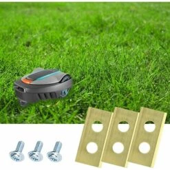 DECKON Titan-Messerklingen, Ersatzmesser F��r M?hroboter Scharfe M?hmesser Mit Hartplastik Und Schrauben Titanklingen F��r Die Meisten M?hroboter -Angebote Rasenmäher & Zubehör Store 66986243 4