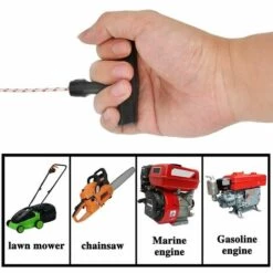 HEGUYEY Rückstoß-Starterseil 10 Meter, Zugschnur Mit 3 Stück Rückstoß-Startergriff Für Rasenmäher-Kettensägen-Kantentrimmer-Freischneider-Motor 9 HEGUYEY Rückstoß-Starterseil 10 Meter, Zugschnur Mit 3 Stück Rückstoß-Startergriff Für Rasenmäher-Kettensägen-Kantentrimmer-Freischneider-Motor -Angebote Rasenmäher & Zubehör Store 67154858 4