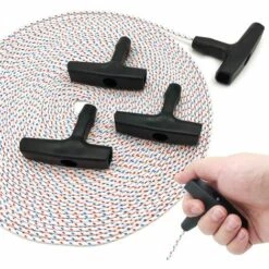 OUSUDELA 10 M Rückstoßstarterseil, 3,0 Mm, Mit 4 Rückstoßstartergriffen