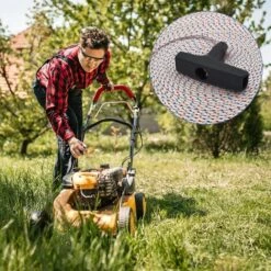 OUSUDELA 10 M Rückstoßstarterseil, 3,0 Mm, Mit 4 Rückstoßstartergriffen -Angebote Rasenmäher & Zubehör Store 67419749 4