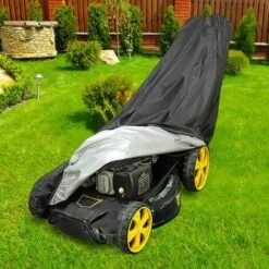 ECHOO Rasenmäher-Abdeckung Wasserdicht Für Gartenrasen Im Freien Mit Aufbewahrungstasche 193 * 63,5 * 112 Cm -Angebote Rasenmäher & Zubehör Store 67934347 5