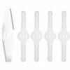 LIFCAUSAL 5-teiliges Rasenmäher-Klingen-Set Enthält 1 Metallklinge 4 Kunststoffklingen Grastrimmer Unkrautmesser Ersatzmäherzubehör Für Den Einsatz In Der Gartenlandwirtschaft Kompatibel Mit 21-V-Rasenmähern