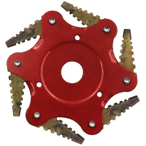 LIFCAUSAL S-Form New Style Gezahnte Mähklinge Rasenmäher Zubehör Farm-Oriented Six Leaf Cyclone Blade 7 LIFCAUSAL S-Form New Style Gezahnte Mähklinge Rasenmäher Zubehör Farm-Oriented Six Leaf Cyclone Blade – Bild 5