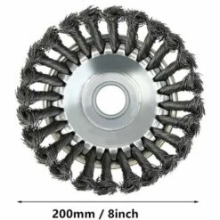 MONLY Freischneider-Bürstenkopf, Runde Freischneider-Bürste, 6-Zoll-Stahldrahtkopf, Jäten, Rasenmäher, Freischneider-Zubehör -Angebote Rasenmäher & Zubehör Store 68682584 4