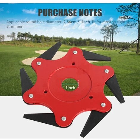 MONLY Freischneider-Trimmerkopf Rasenmäherkopf Für Den Außenbereich 65-Mn-Stahl-Rasentrimmerkopf Extra Strapazierfähiger Jätewerkzeug-Ersatz Für Rasentrimmer 7 MONLY Freischneider-Trimmerkopf Rasenmäherkopf Für Den Außenbereich 65-Mn-Stahl-Rasentrimmerkopf Extra Strapazierfähiger Jätewerkzeug-Ersatz Für Rasentrimmer – Bild 5