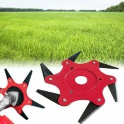 BF Rasenmäher Blattmesserkopf Freischneider Zubehör Legierung Manganstahl Blattmäherkopf 6 Blattmesserklinge -Angebote Rasenmäher & Zubehör Store 68750583 4