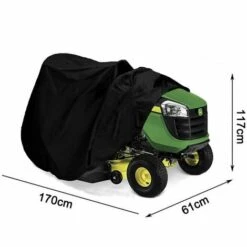 ECHOO Rasenmäherabdeckung – Traktorabdeckung Für Decks Bis Zu 54 Zoll, Robuste 210D-Oxford-Polyester-Aufbewahrungsabdeckung, UV-Schutz, Universelle Passform Mit Kordelzug Und Packsack, S, Schwarz -Angebote Rasenmäher & Zubehör Store 68767808 5