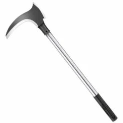 LIFCAUSAL Hochmanganstahl-Doppelhacksichel-Rasenmäher Mit Langem Griff, Multifunktionales Landwirtschaftliches Werkzeug Zum Bergangeln Im Freien Zum Schneiden Von Bäumen Und Beilen Hochfester Stahl Zum Schneiden Und Schneiden () -Angebote Rasenmäher & Zubehör Store 69275427 3