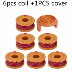 LIFCAUSAL Rasentrimmer-Ersatzfadenspule Nylon-Rasenmäher-Zubehör Für Worx-Schnurtrimmer (1)