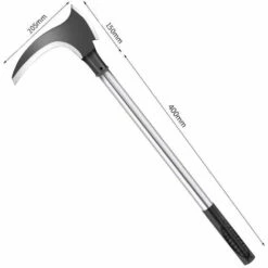 LIFCAUSAL Hochmanganstahl-Doppelhacksichel-Rasenmäher Mit Langem Griff, Multifunktionales Landwirtschaftliches Werkzeug Zum Bergangeln Im Freien Zum Schneiden Von Bäumen Und Beilen Hochfester Stahl Zum Schneiden Und Schneiden () -Angebote Rasenmäher & Zubehör Store 69275518 4