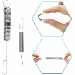 NAXUNNN 6 Stück Trimmerfeder Aus Metall Für Briggs & Stratton Motoren 692211 262759 -Angebote Rasenmäher & Zubehör Store 69292696 3