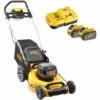 DeWALT Akku-Rasenmäher DCMW564N-XJ 2x18 Volt Inkl. Akku Starter-Set DCB118X2-QW - Mähen Und Mulchen, 55l Grasfangkorb -Angebote Rasenmäher & Zubehör Store 7536305 1