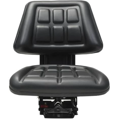 Traktorsitz Mit Federung Schwarz VidaXL 4 Traktorsitz Mit Federung Schwarz VidaXL – Bild 2