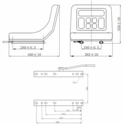 Universal Traktorsitz Schwarz VidaXL -Angebote Rasenmäher & Zubehör Store 8643574 3