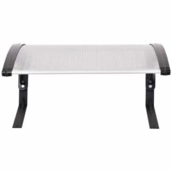 COSTWAY Maehroboter Garage Maehrobotergarage Dach Carport Ueberdachung Unterstand Fuer Rasenroboter Automower Rasenmaeher Inkl. Montagematerial UV-Strahlenschutz Transparent -Angebote Rasenmäher & Zubehör Store 8884011 5